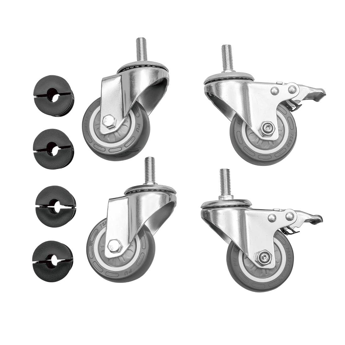 Vogue Castors for Vogue Stainless Steel Tables (Pack of 4) - [HC847]