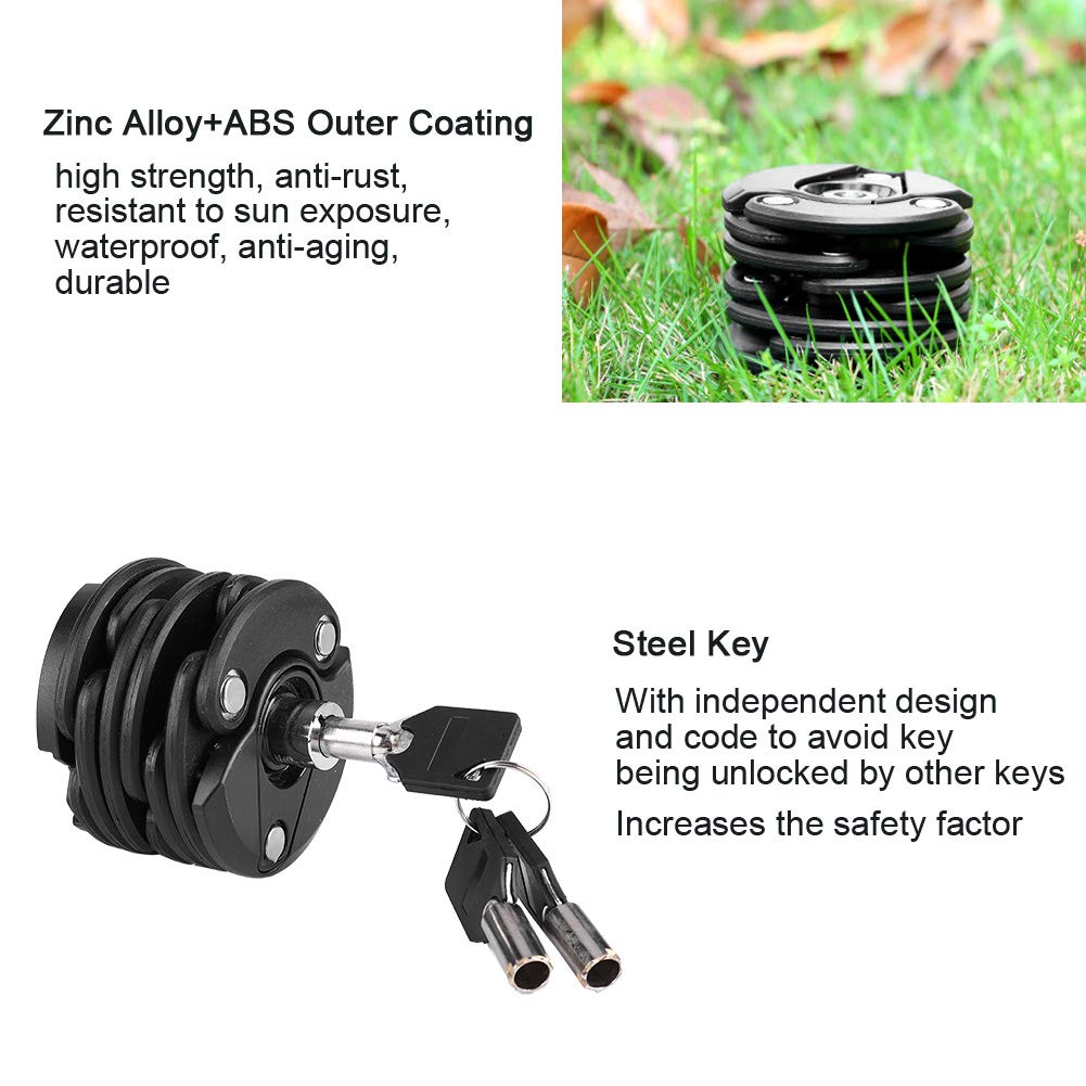 MIVELO Antivol à Câble Acier De 2 M – Code à 4 Chiffres Et 10 000 Combos – Idéal Vélo, Jardin, Poussette – Serrure Souple Et Résistante