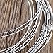 So Beauty 20pc DIY Jewelry Making Steel Wire Choker Collar Necklace Cords, Silver
