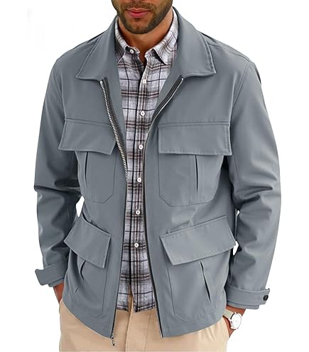 Amazon.com: MidwayUSA Men's Safari Jacket Khaki XL : Clothing