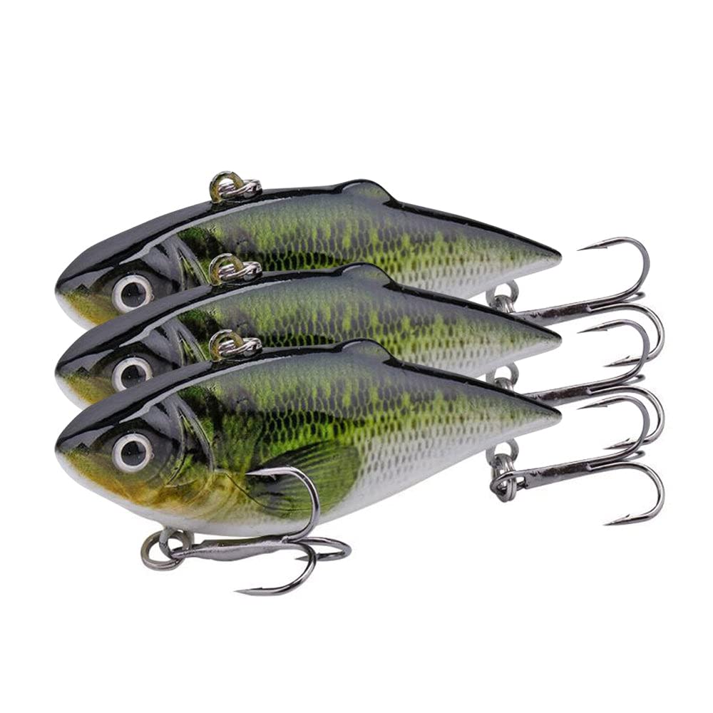 Sinking Swimbait Lures Lifelike Artificial - Small Bass Swimbait - Hard Wearing Sharp Treble Hooks - Realistic Durable Fish Scale Patterns - Predator & Pike Fishing Bait