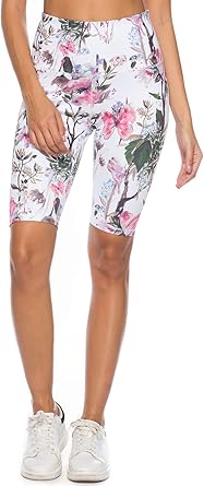 printed yoga shorts