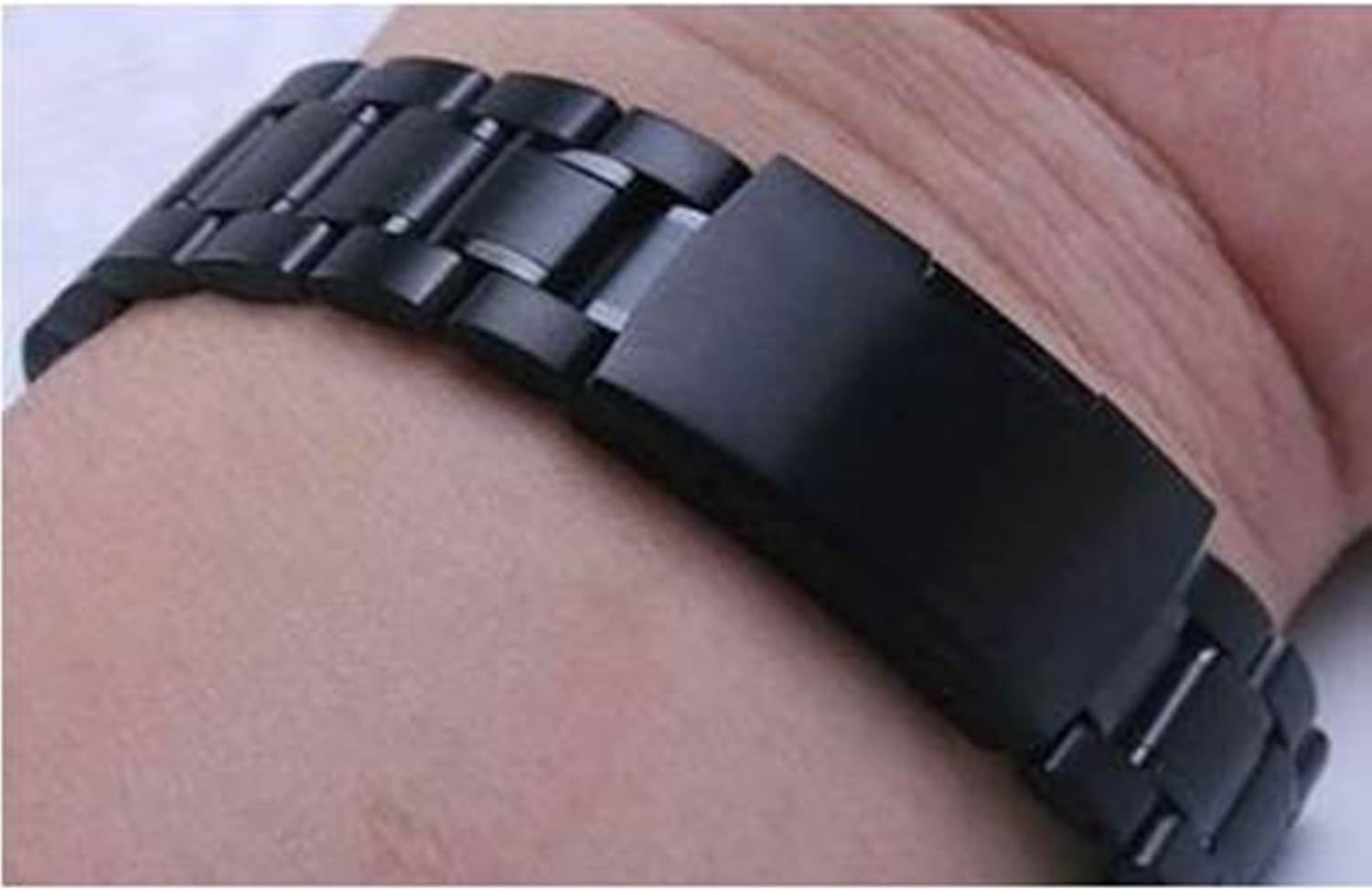 Amazon 時計バンド メタルベルト 金属ベルト 交換ベルト 腕時計ストラップ ステンレス製 24mm 黒 She 時計バンド 腕時計 通販