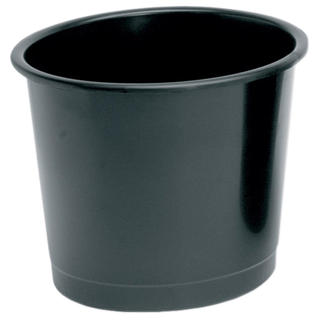 5 Star 330860 Waste Bin Polypropylene 14 Litres D304xH254mm Black