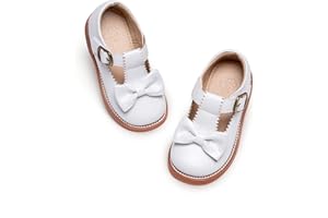 Flaryzone Toddler Little Girl Mary Jane School Uniform Oxfords Flat Dress Shoes