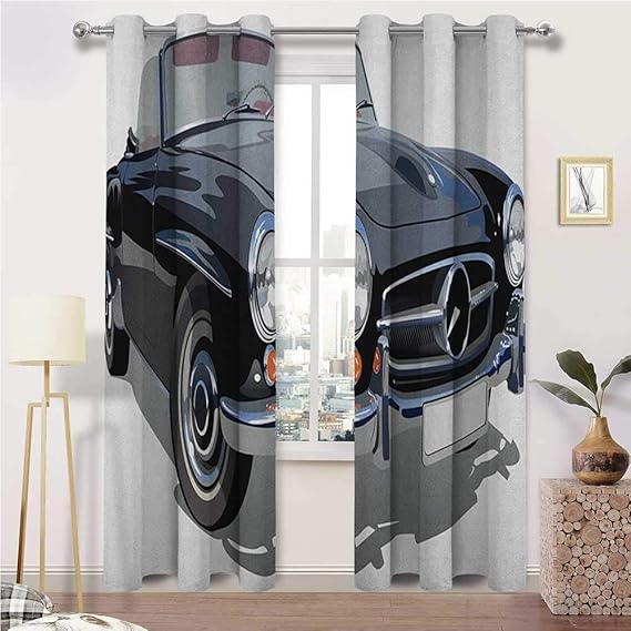 Blackout Curtains and Drapes Cars Drapes Balance Light & Privacy Window