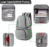MAXTOP 40L Lightweight Packable Backpack Water Resistant Men Women Kids view 3
