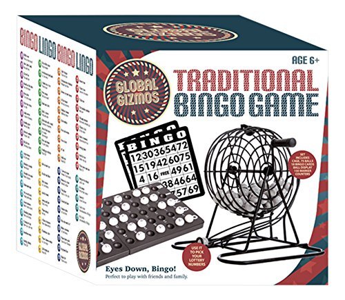 Global Gizmos Traditional Bingo Lotto Game Set by Global Gizmos