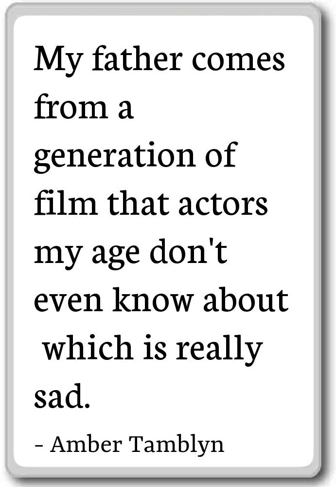 Imán para nevera con citas de Amber Tamblyn, Blanco: Amazon.es: Hogar