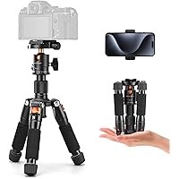 Zeadio Heavy Duty Metal Tripod Stand - Adjustable Universal Small - View #4