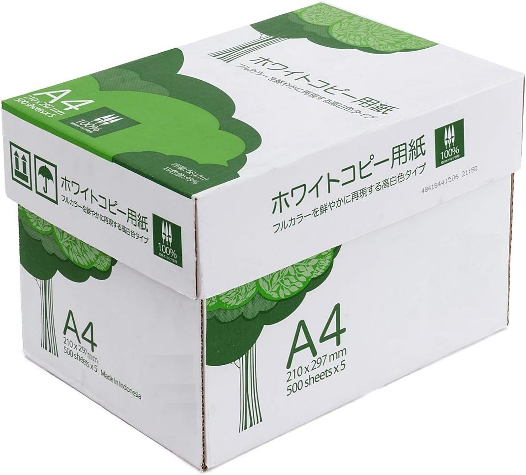 サンワダイレクト コピー用紙 500枚 5冊 2500枚 高白色 300 Cp1a4 コピー用紙 文房具 オフィス用品 Amazon