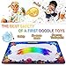 Magic Water Drawing Mat, Upgrade Doodle Mat in 7-Colored, Aqua Painting Board Writing Mats with Magic Pen & Big Molds, Best Educational Toys Gifts for Boys Girls Age 2 3 4 5+ Year Kids/Toddlers