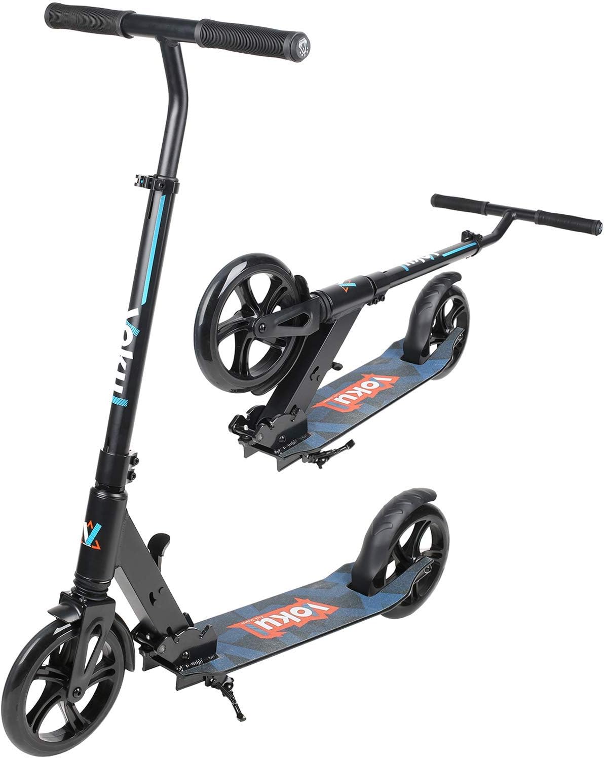 VOKUL Foldable Kick Scooters for Kids 10 Years and up,Folding Mechanism