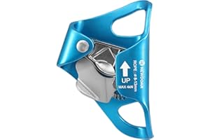 NewDoar Rock Climbing Chest Ascender Abdominal for Vertical Rope Climbing CE Certified Rope Clamp for 8~13MM Rope