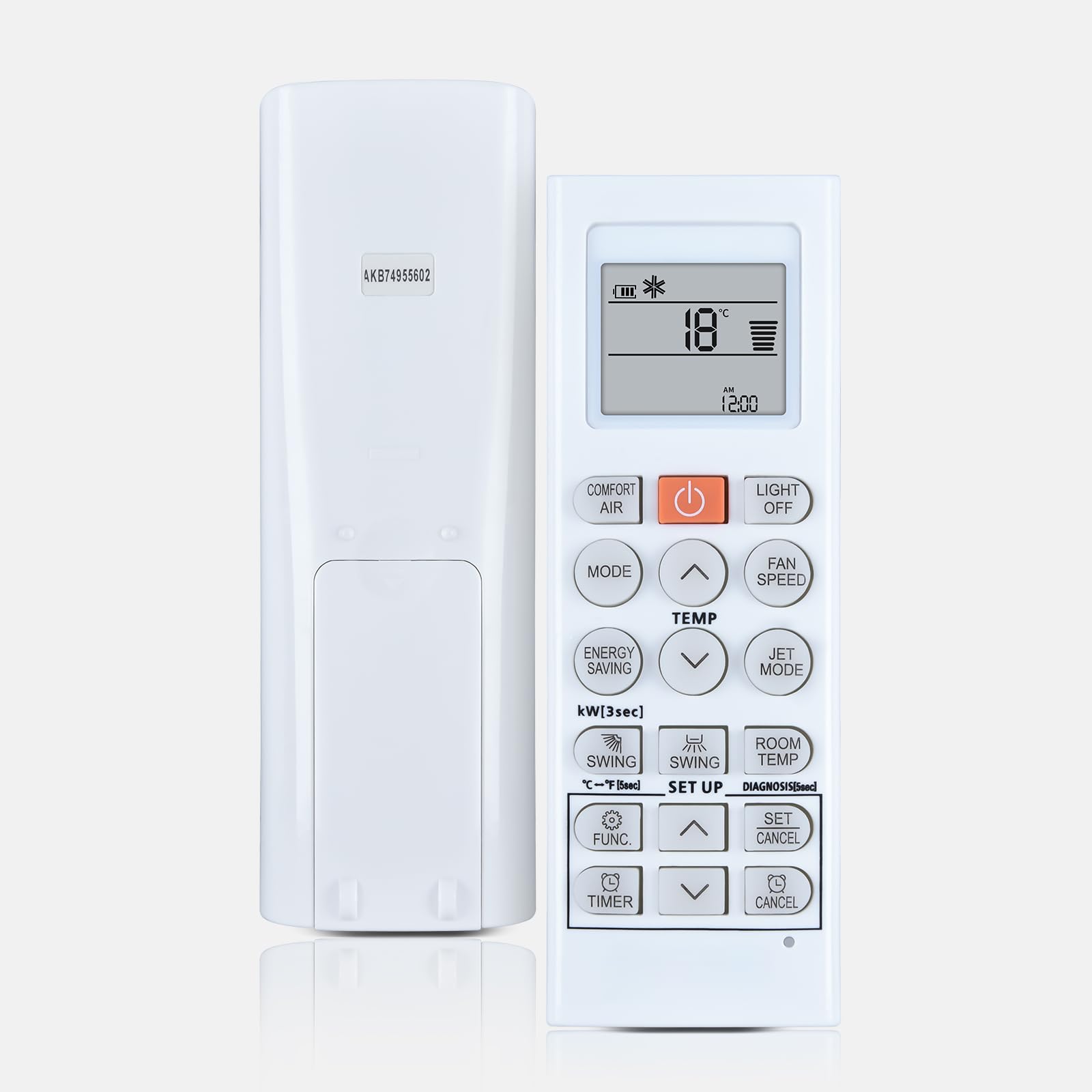 Photo 1 of New Replace Remote Control Compatible with LG AC Air Conditioner AKB74955602 AKB73995805 AKB74955605 AKB74955617 AKB74955604 AKB75215401 LS090HEV2 LS090HXV2 LS240HEV2 LS120HXV2 LS120HEV2 LS180HEV2