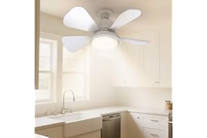 WARWARS Socket Fan Light Breeze Ceiling Fan, Easy Install Socket Fan Light Ceiling Fans with Lights and Remote for Bathroom Kitchen Bedroom Living Room