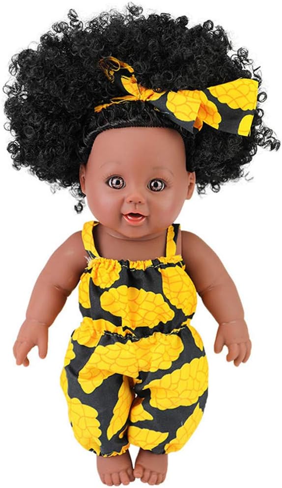 Prezzo Staccabile ruotato di Simulazione Baby Doll .Vinyl Silicone Black Doll Doll Miglior Regalo per Regalo di Compleanno,A Offerte