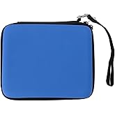 Pomya Protective Hard Shell Travel Carrying Case for 2DS with 8 Game Card Holders, Shockproof Dust Proof, Lightweight Design for Everyday Guard and Travel (Blue)