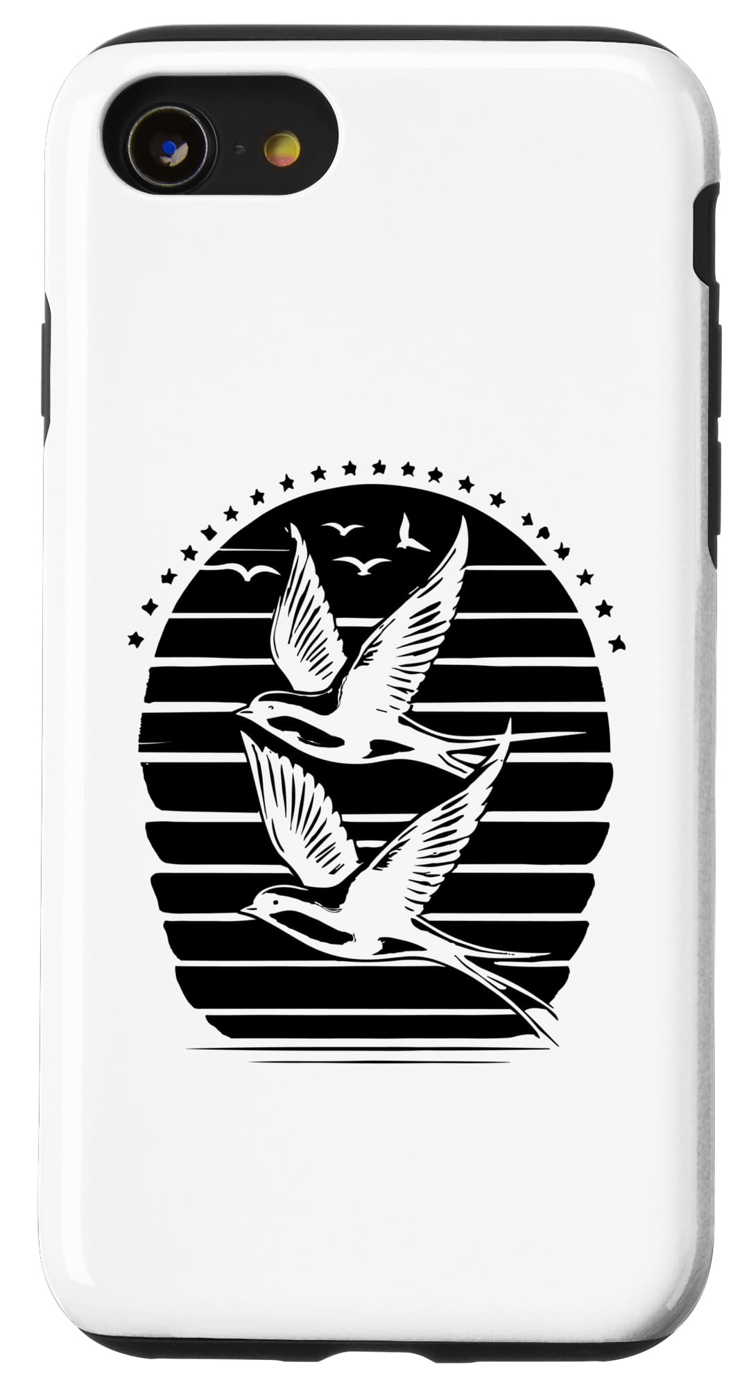 iPhone SE (2020) / 7 / 8 Retro Birds Bird Watching Birdwatching Birding Birder Case