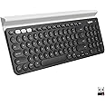 logitech K780 Multi-Device Wireless Keyboard for Computer, Phone and Tablet (Renewed)