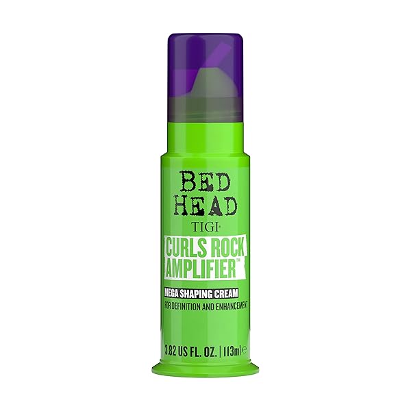 BED HEAD BY TIGI CURLS ROCK AMPLIFIER CURL CREAM FOR CURLY HAIR, THE ULTIMATE CURL CREAM FOR CURLY HAIR CARE 3.82 FL OZ