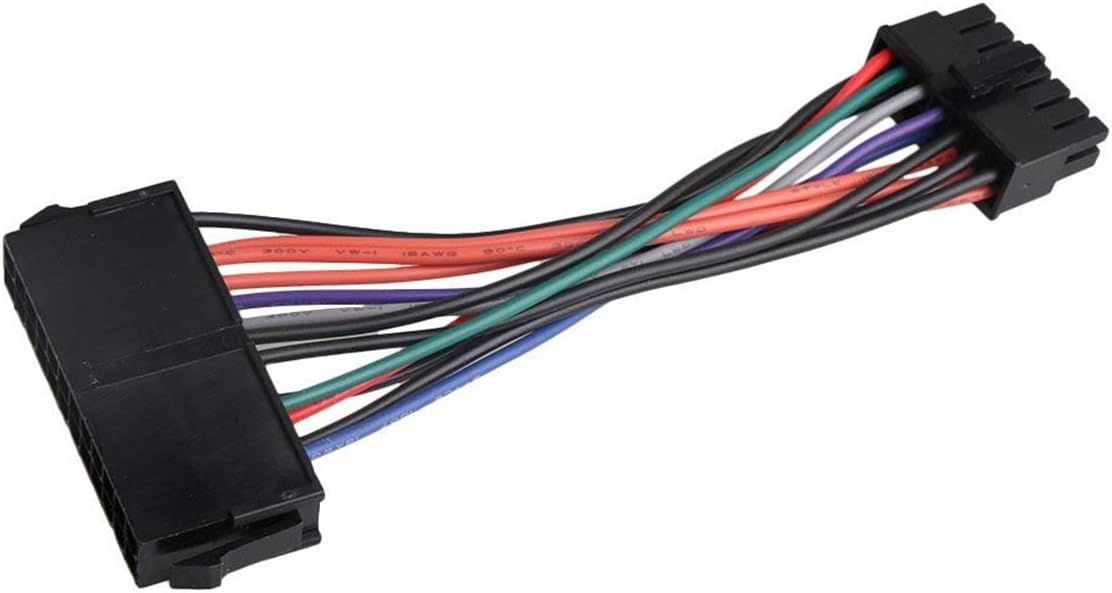 NEORTX 24 Pin to 14 Pin PSU Main Power Supply ATX Adapter Cable for Lenovo IBM