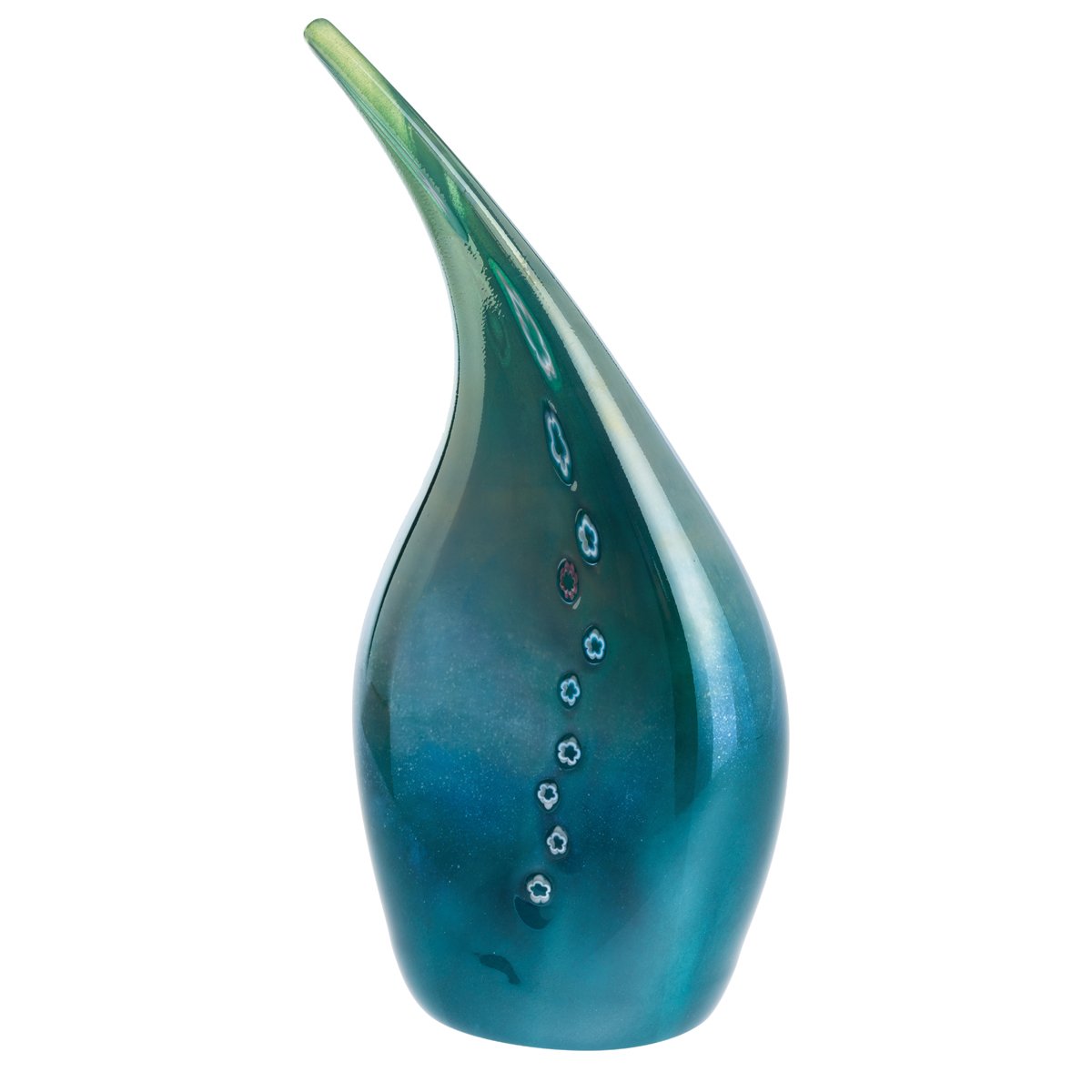 Caithness Glass Cherry Blossom Waves Large, Multi, 14 x 14 x 23.5 cm