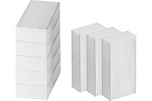 MANCHAP 8 PCS 1 x 2 x 4 Inch Aluminum Solid Flat Bar, 25 x 50 x 100 mm Aluminum Bar, 6061 General Purpose Plate, T6511 Solid New Mill Stock