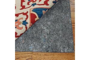 3'x8' Durahold Plus Felt and Rubber Runner Rug Pad for Hard Floors - Includes RPFL (TM) Rug and Pad Care Guide