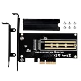 SHINESTAR PCIe to NVME Adapter with Heat Sink, M.2