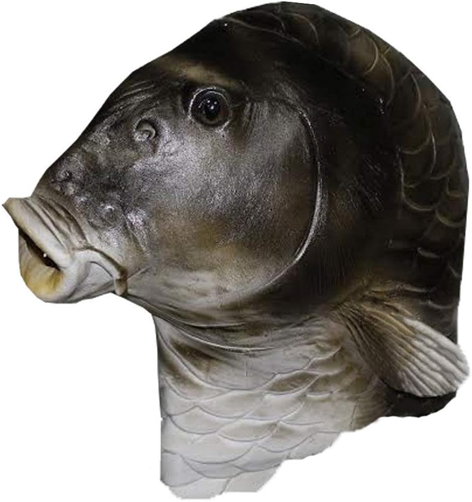 Realistic Fish Mask Animal Head Latex Mask Face Disguise