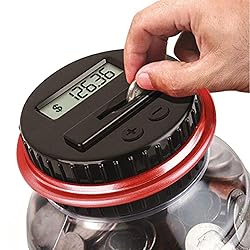 Winnsty Coin Piggy Bank Saving Jar, Digital Coin