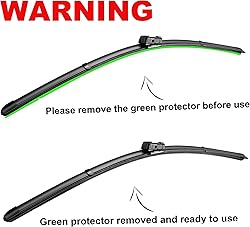 AUTOBOO 28"+28" Windshield Wipers with 15 Inch Rear