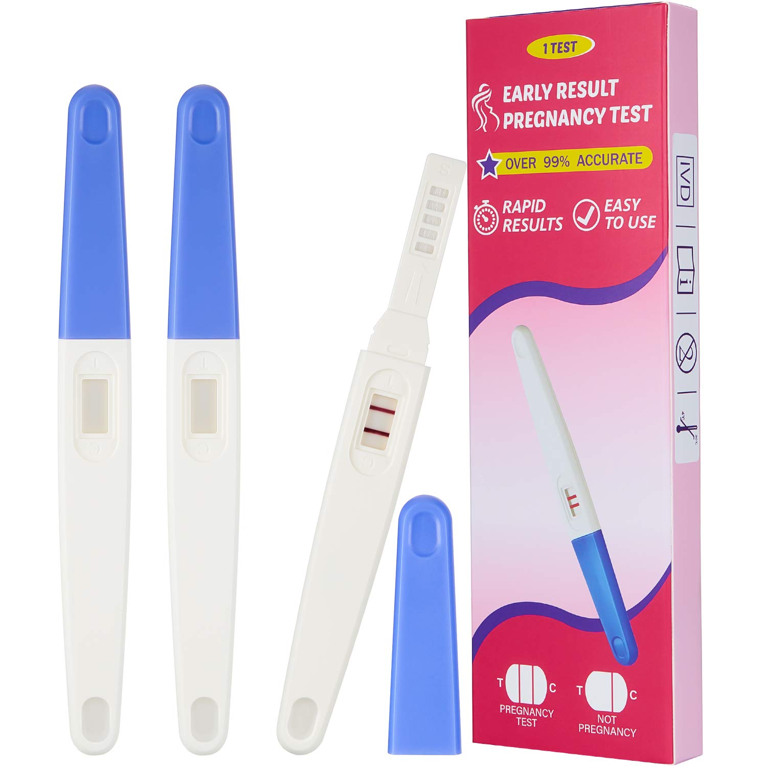 SKYLETY Prank Pregnancy Test Fake Early Result Pregnancy Test Always Turns Positive for Practical Joke (6)