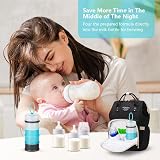 Vicloon Milk Powder Dispenser 4 Layers 120ml Each Gray Pink Blue Set of 2 view 6
