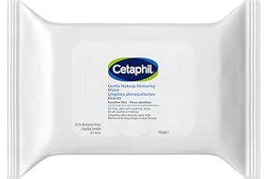 Cetaphil Gentle Makeup Removing Wipes with Aloe Vera, Chamomile and Green Tea - Fragrance-Free, Non-Irritating, Paraben-Free 