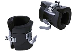 FITNESS MANIAC USA Gravity Inversion Boots for Stress Relief and Fitness - Ab Crunch, Abdominal Sit Up, Hooks Bar Therapy, Core Gym Fitness Exerciser - Anti Gravity Boots for Hanging Upside Down