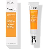 Murad Targeted Eye Depuffer – Ginseng, Lily, and Caffeine Eye Cream Fights Fatigued and Stressed Appearance by Brightening, Depuffing, and Firming Under-Eye Bags – 0.5 Fl Oz