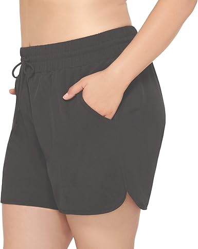 plus size swim shorts amazon