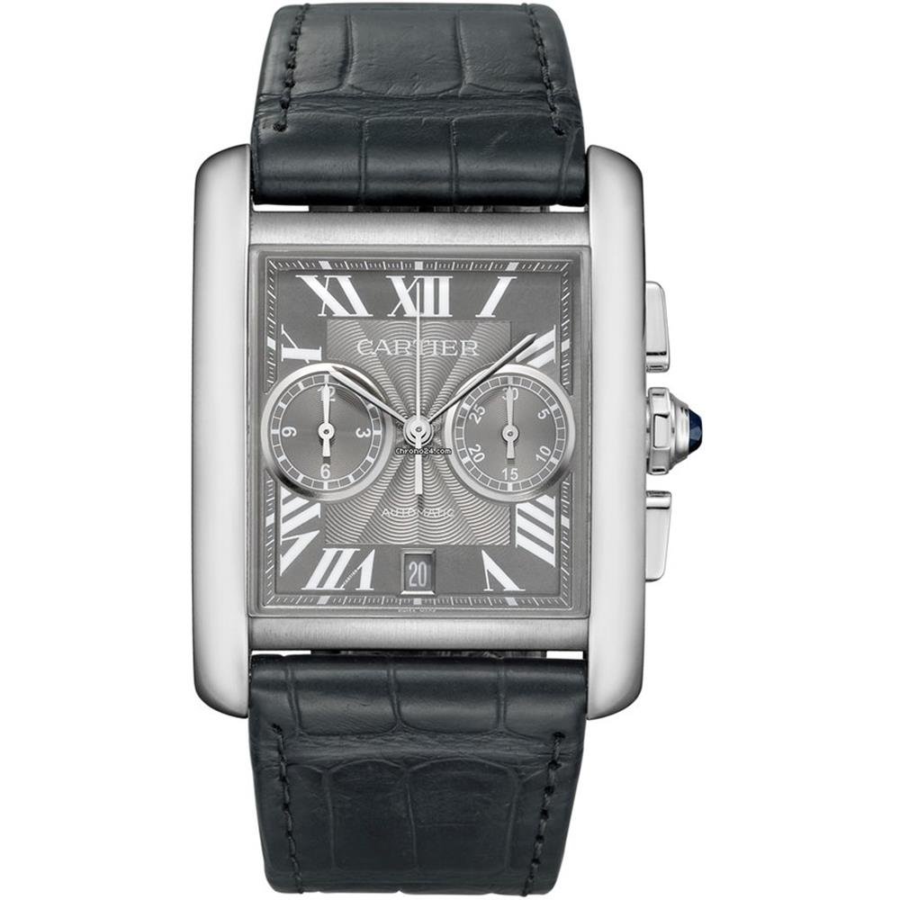 Cartier Tank MC Chronograph Grey Dial 