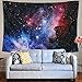Beaverve Galaxy Tapestry, Wall Hanging Starry Night Tapestry Space Tapestry, Home 3D Cosmic Starry Sky Tapestry, Wall Tapestry Blanket for Bedroom Living Room College Dorm, 59 x 51Inches