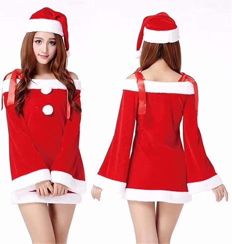 Amazon Lookgouサンタ コスプレ 女性 セクシー サンタコス 仮装 可愛い サンタクロース 衣装 コスチューム レディース コスプレ 仮装 通販