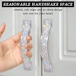 SAVORI Drawer Pulls Handle Bling Crystal Dresser