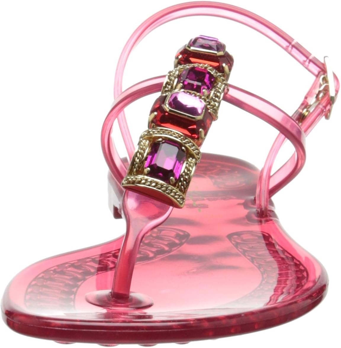 casadei jelly flip flops