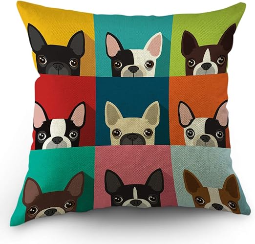 square dog pillow