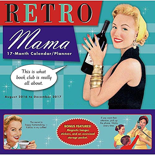 Retro Mama 2017 Wall Planner Calendar