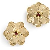 Deepa Gurnani Women's Deepa by Deepa Gurnani Jemena Earrings, Ruby, Red, One Size