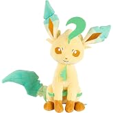 Pokemon Leafeon Plush - 8-Inch Soft Plush with Authentic Details