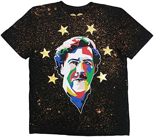 Frost Originals Pablo Metallic Bleached T-Shirt (3XL, Black)