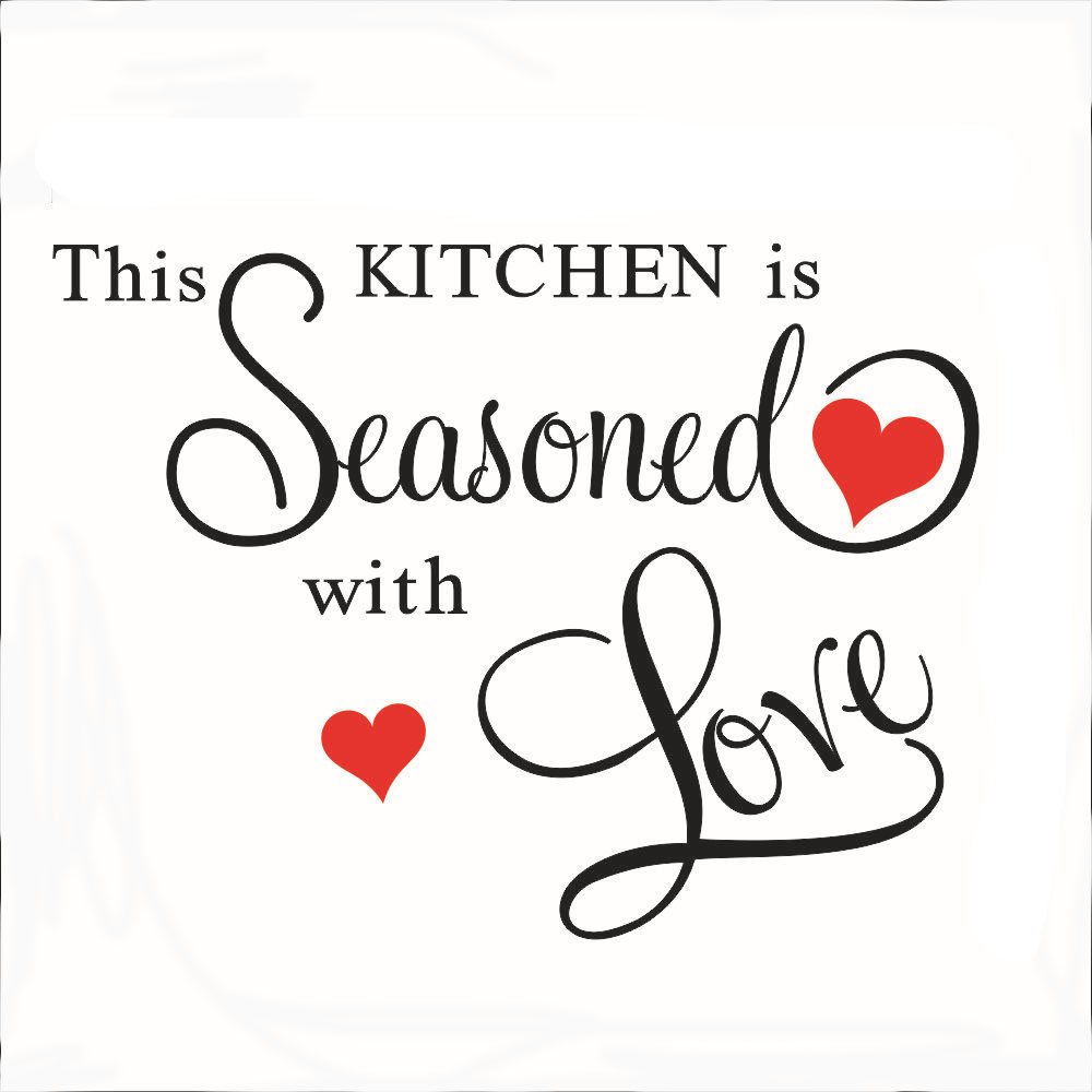 Stonges Kitchen Wall Stickers DIY Wallpaper Wall Art Decor for Kitchen Dining Room Fridge Restaurant Decor